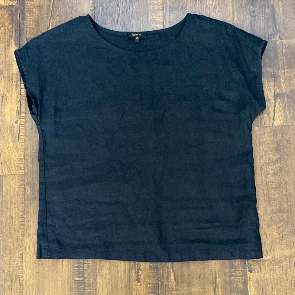 Quince 100% Linen Top